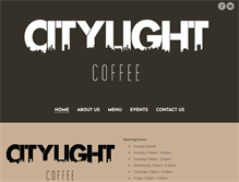 Tablet Screenshot of citylightcoffee.com